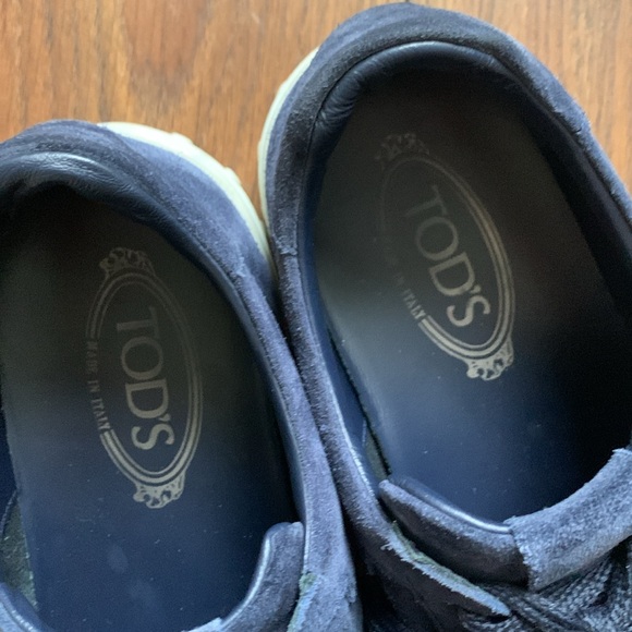 TOD’S Blue Suede Sneakers - Picture 2 of 10